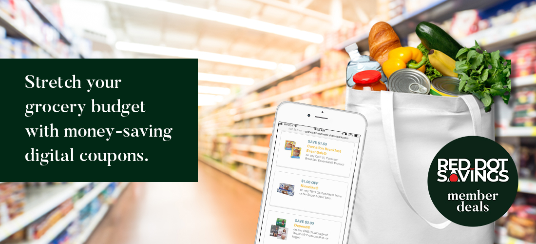 Stretch your grocery budget with money saving digital coupons!
