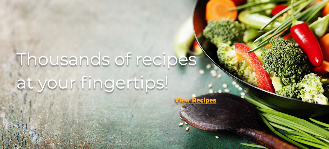 Thousands of recipes at your fingertips!