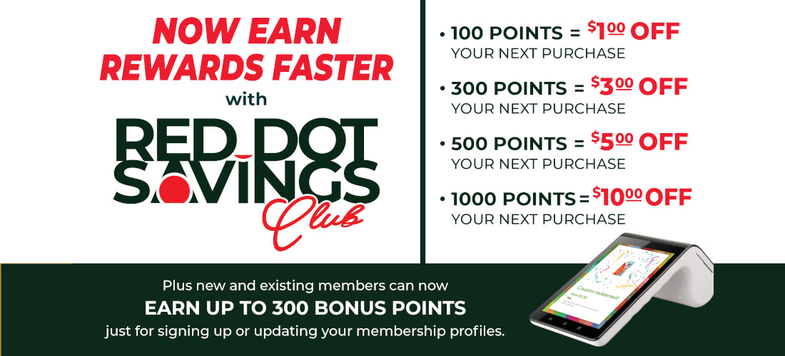 Now earn rewards faster with red dot savings