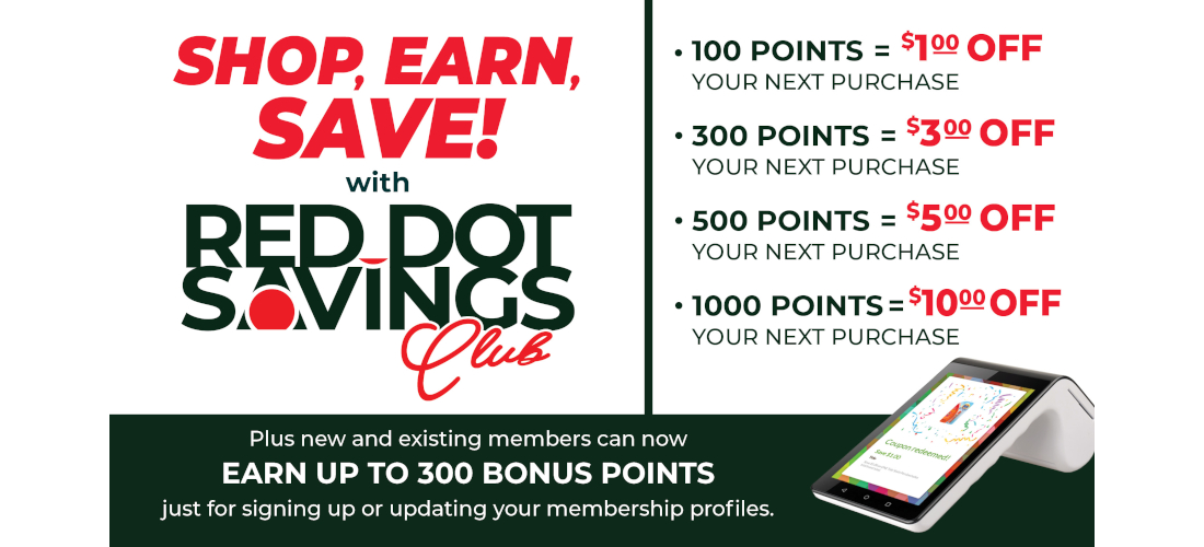 Now earn rewards faster with red dot savings