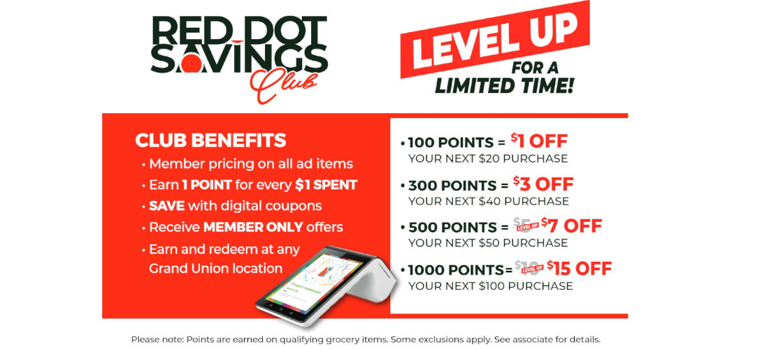 Now earn rewards faster with red dot savings